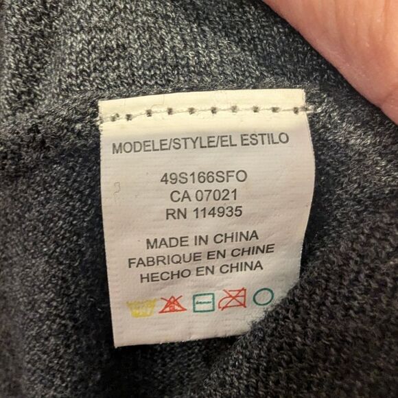 RD Style Women’s Gray Long Sleeve knit wrap lagenlook cocoon Sweater Plus sz 2X - Picture 7 of 8